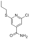 2-Chloro-6-(propylthio)-4-pyridinecarboxamide CAS#: 313269-84-0
