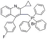 [2-Cyclopropyl-4-(4-fluorophenyl)-quinolin-3-ylmethyl]-triphenyl-phosphonium bromido CAS#: 154057-58-6