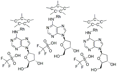 (2'-DEOXYADENOSINATO)(PENTAMETHYLCYCLOPENTADIENYL)RHODIUM(III) TRIFLATE CYCLIC TRIMER OCTAHYDRATE CAS#: 165193-34-0