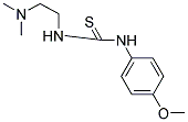 ((2-(DIMETHYLAMINO)ETHYL)AMINO)((4-METHOXYPHENYL)AMINO)METHANE-1-THIONE CAS#: 351436-77-6