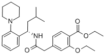 (+)-2-Ethoxy-4-(N-3-Methyl-1(S)-(2-(1-Piperidinyl)Phenyl)-Butyl)Carbamoylmethyl) CAS#: 147770-06-7