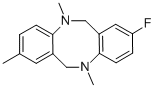 2-FLUORO-5,8,11-TRIMETHYL-5,6,11,12-TETRAHYDRO-DIBENZO[B, F][1,5]DIAZOCINE CAS#: 354133-23-6