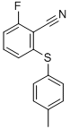 2-FLUORO-6-(4-METHYLPHENYLTHIO)BENZONITRILE CAS#: 175204-11-2