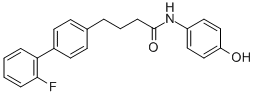 2'-FLUORO-N-(4-HYDROXYPHENYL)-[1,1'-BIPHENYL]-4-BUTANAMIDE CAS#: 41179-33-3