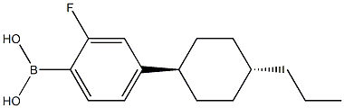 2-Fluoro-4-(trans-propylcyclohexyl)phenyl boronic acid CAS#: 159119-10-5