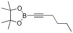 2-(Hex-1-yn-1-yl)-4,4,5,5-tetramethyl-1,3,2-dioxaborolane CAS#: 159087-40-8