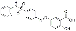 2-Hydroxy-5-[[4-[[(6-Methyl-2-pyridinyl)aMino]sulfonyl]phenyl]azo]benzoic Acid CAS#: 42753-55-9