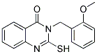 2-MERCAPTO-3-(2-METHOXYBENZYL)QUINAZOLIN-4(3H)-ONE CAS#: 343618-27-9