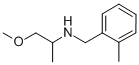 (2-METHOXY-1-METHYL-ETHYL)-(2-METHYL-BENZYL)-AMINE CAS#: 355382-44-4
