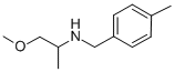 (2-METHOXY-1-METHYL-ETHYL)-(4-METHYL-BENZYL)-AMINE CAS#: 355814-07-2