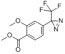 2-METHOXY-4-[3-(TRIFLUOROMETHYL)-3H-DIAZIRIN-3-YL]BENZOIC ACID, METHYL ESTER CAS#: 154187-50-5