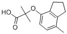 2-METHYL-2-[(7-METHYL-2,3-DIHYDRO-1H-INDEN-4-YL)OXY]PROPANOIC ACID CAS#: 175136-07-9