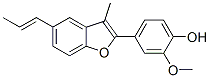 2-Methoxy-4-[3-methyl-5-[(E)-1-propenyl]benzofuran-2-yl]phenol CAS#: 41744-28-9