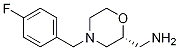 2-MorpholineMethanaMine, 4-[(4-fluorophenyl)Methyl]-, (2R)- CAS#: 156334-90-6