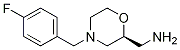 2-MorpholineMethanaMine, 4-[(4-fluorophenyl)Methyl]-, (2S)- CAS#: 156334-89-3