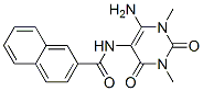 2-Naphthalenecarboxamide, N-(6-amino-1,2,3,4-tetrahydro-1,3-dimethyl-2,4-dioxo-5-pyrimidinyl)- CAS#: 166115-76-0