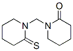 2-Piperidinone,  1-[(2-thioxo-1-piperidinyl)methyl]- CAS#: 157439-33-3