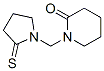 2-Piperidinone,  1-[(2-thioxo-1-pyrrolidinyl)methyl]- CAS#: 157439-31-1