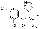 2-Propen-1-one, 1-(2,4-dichlorophenyl)-2-(1H-imidazol-1-yl)-3,3-bis(methylthio)- CAS#: 145935-20-2