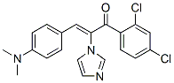 2-Propen-1-one,  1-(2,4-dichlorophenyl)-3-[4-(dimethylamino)phenyl]-2-(1H-imidazol-1-yl)- CAS#: 313548-47-9