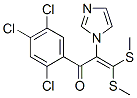 2-Propen-1-one, 2-(1H-imidazol-1-yl)-3,3-bis(methylthio)-1-(2,4,5-trichlorophenyl)- CAS#: 145935-21-3