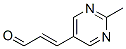 2-Propenal, 3-(2-methyl-5-pyrimidinyl)- (9CI) CAS#: 393177-83-8