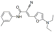 2-Propenamide,  2-cyano-3-[5-(diethylamino)-2-furanyl]-N-(3-methylphenyl)- CAS#: 357984-71-5