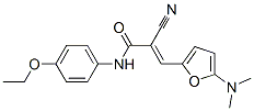 2-Propenamide,  2-cyano-3-[5-(dimethylamino)-2-furanyl]-N-(4-ethoxyphenyl)- CAS#: 358316-13-9