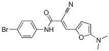 2-Propenamide,  N-(4-bromophenyl)-2-cyano-3-[5-(dimethylamino)-2-furanyl]- CAS#: 358302-04-2