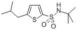 2-THIOPHENESULFONAMIDE, N-(1,1-DIMETHYLETHYL)-5-(2-METHYLPROPYL)- CAS#: 146013-28-7