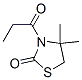 2-Thiazolidinone, 4,4-dimethyl-3-(1-oxopropyl)- CAS#: 150968-16-4