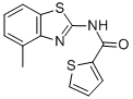 2-Thiophenecarboxamide,N-(4-methyl-2-benzothiazolyl)- CAS#: 312742-77-1
