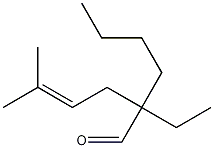 2-butyl-2-ethyl-5-methylhex-4-enal CAS#: 42023-59-6