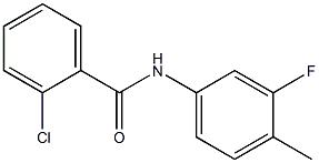 2-chloro-N-(3-fluoro-4-methylphenyl)benzamide CAS#: 356086-33-4
