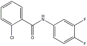 2-chloro-N-(3,4-difluorophenyl)benzamide CAS#: 330467-98-6