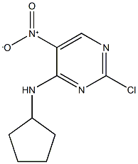 2-chloro-N-cyclopentyl-5-nitro-4-Pyrimidinamine CAS#: 330550-92-0