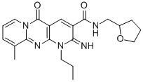2-imino-10-methyl-5-oxo-1-propyl-N-(tetrahydro-2-furanylmethyl)-1,5-dihydro-2H-dipyrido[1,2-a:2,3-d]pyrimidine-3-carboxamide CAS#: 370582-40-4