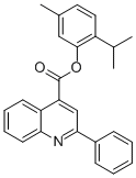 2-isopropyl-5-methylphenyl 2-phenyl-4-quinolinecarboxylate CAS#: 355433-55-5