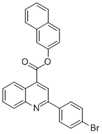 2-naphthyl 2-(4-bromophenyl)-4-quinolinecarboxylate CAS#: 355433-81-7