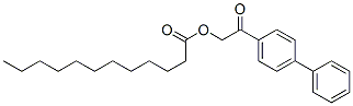 [2-oxo-2-(4-phenylphenyl)ethyl] dodecanoate CAS#: 4376-38-9