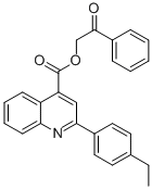 2-oxo-2-phenylethyl 2-(4-ethylphenyl)-4-quinolinecarboxylate CAS#: 355433-16-8