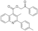 2-oxo-2-phenylethyl 3-methyl-2-(4-methylphenyl)-4-quinolinecarboxylate CAS#: 355826-60-7