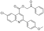 2-oxo-2-phenylethyl 6-chloro-2-(4-methoxyphenyl)-4-quinolinecarboxylate CAS#: 355420-70-1