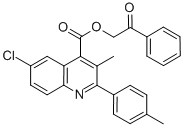 2-oxo-2-phenylethyl 6-chloro-3-methyl-2-(4-methylphenyl)-4-quinolinecarboxylate CAS#: 355420-85-8