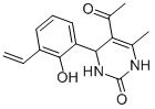2(1H)-Pyrimidinone,5-acetyl-4-(3-ethenyl-2-hydroxyphenyl)-3,4-dihydro-6-methyl-(9CI) CAS#: 392314-89-5