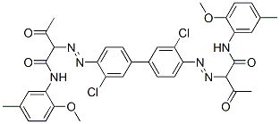 2,2'-(3,3'-Dichlorobiphenyl-4,4'-diylbisazo)bis[3-oxo-N-(2-methoxy-5-methylphenyl)butyramide] CAS#: 169873-87-4