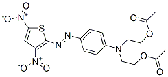 2,2'-[[4-[(3,5-dinitro-2-thienyl)azo]phenyl]imino]bisethyl diacetate CAS#: 42783-06-2