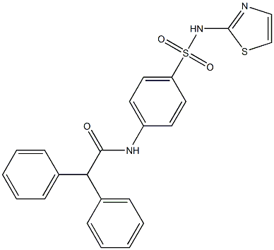 2,2-Diphenyl-N-[4-(thiazol-2-ylsulfamoyl)-phenyl]-acetamide CAS#: 313254-51-2