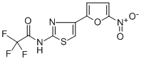 2,2,2-TRIFLUORO-N-(4-(5-NITRO-2-FURYL)-2-THIAZOLYL)ACETAMIDE CAS#: 42011-48-3