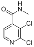 2,3-Dichloro-N-methyl-4-pyridinecarboxamide CAS#: 329794-24-3